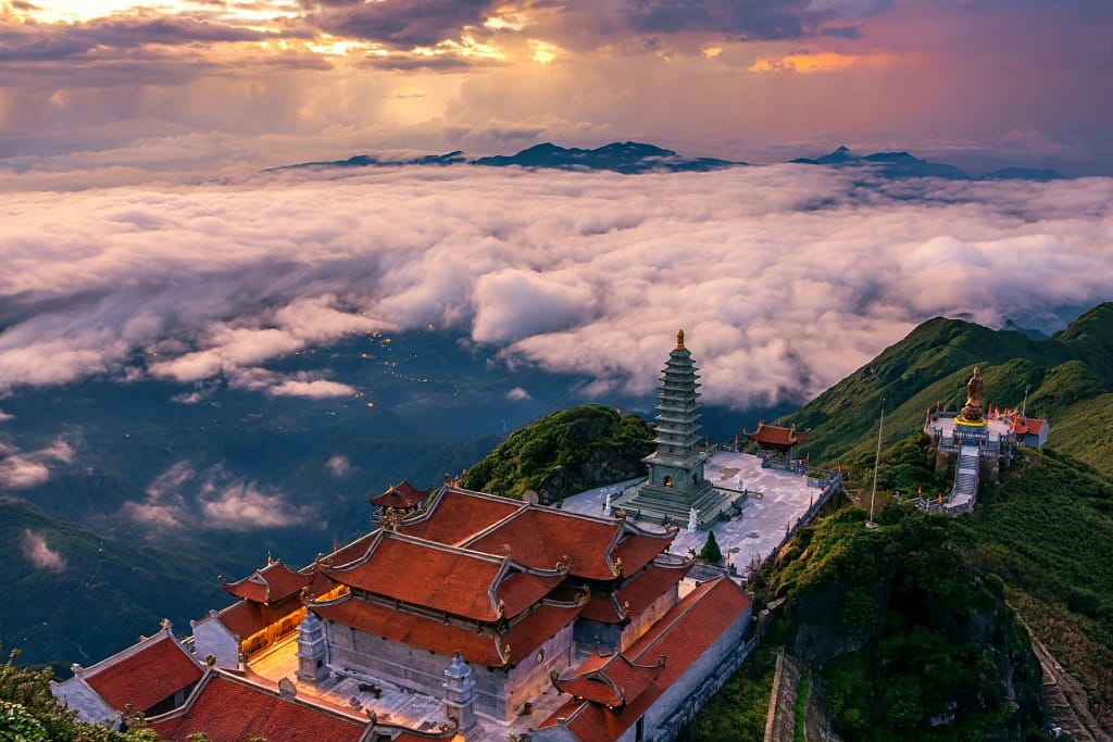 sommet Fansipan Sapa toit Indochine