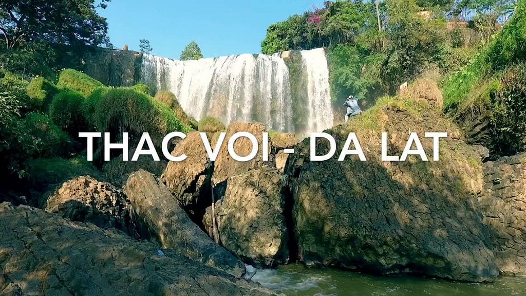 cascade des éléphants de Dalat
