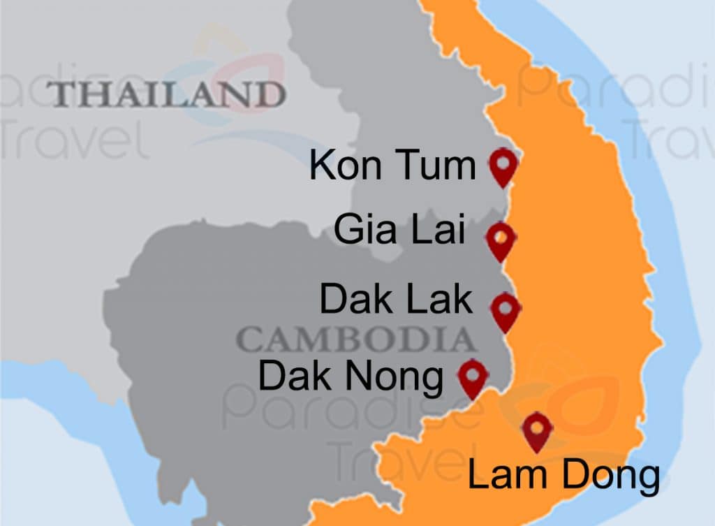 Hauts plateaux du centre du Vietnam Hauts plateaux du centre du Vietnam : guide de voyage Destinations populaires dans les Hauts Plateaux du Centre