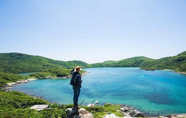 Vietnam en juillet baie Dam Tre Con Dao, Vietnam