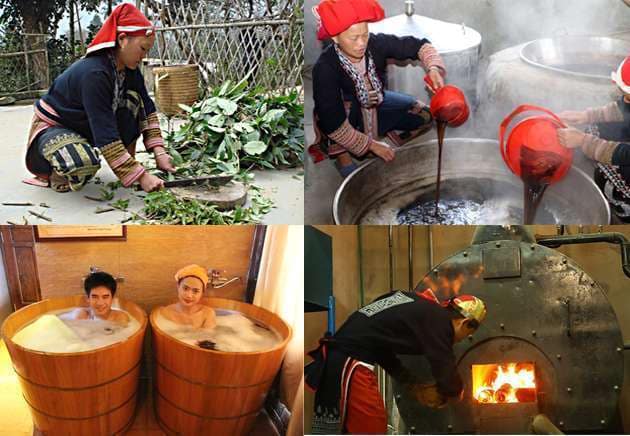 Un guide complet des bains aux herbes des Dao Rouges à Sa Pa Village de Ta Phin