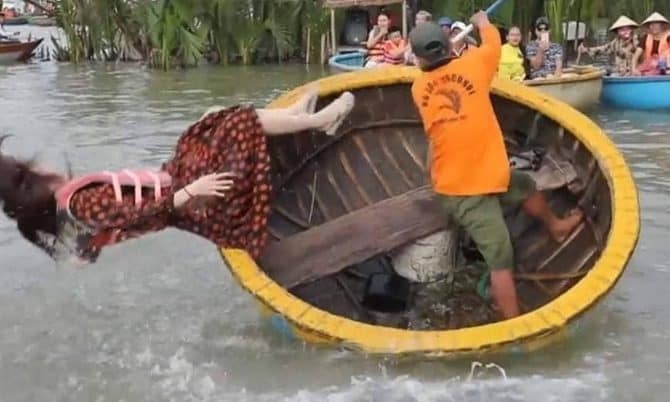 La campagne de Hoi An Promenade en bateau à panier à Hoi An Découvrez comment réserver le meilleur tour en bateau à panier