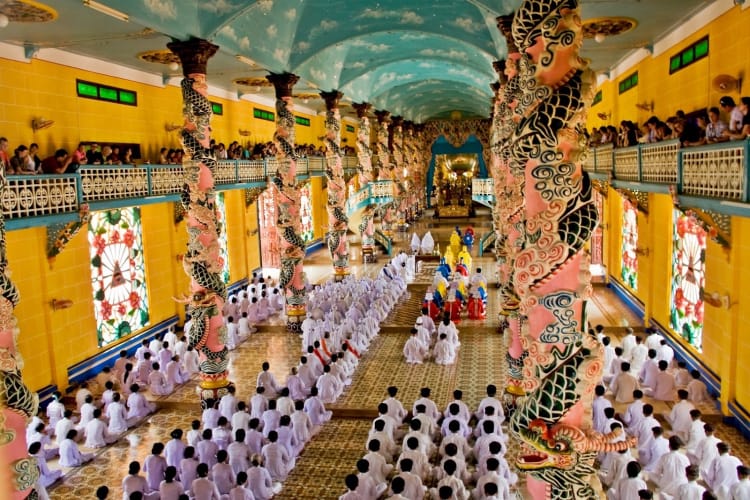 temple Cao Dai temple Cao Dai