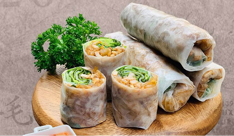 Le Miến est un petit-déjeuner courant dans le nord du Viêt Nam. Cuisine du nord du Viêt Nam Goi Cuon Chay