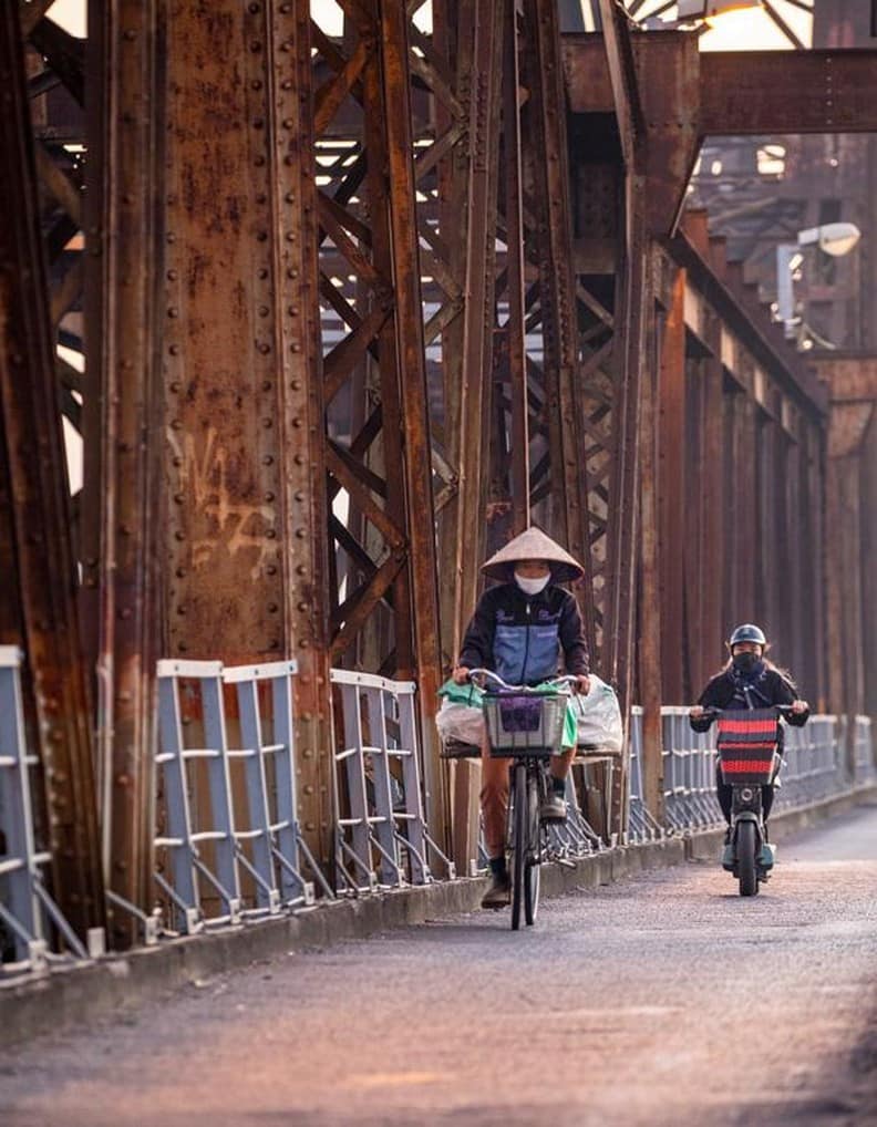 Pont Long Bien, un des plus célèbres ponts du Viêt Nam Pont Long Bien, un des plus célèbres ponts du Viêt Nam