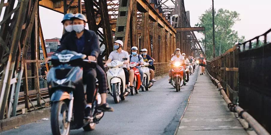 Pont Long Bien, un des plus célèbres ponts du Viêt Nam